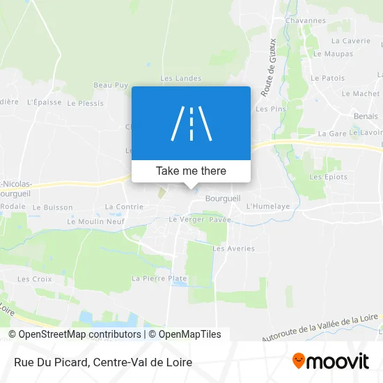 Rue Du Picard map