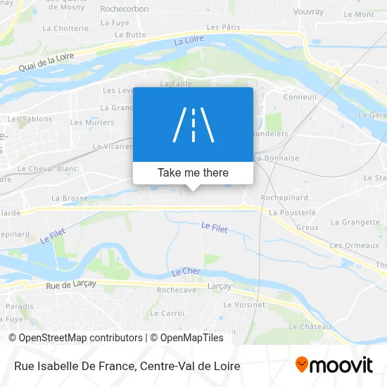 Rue Isabelle De France map