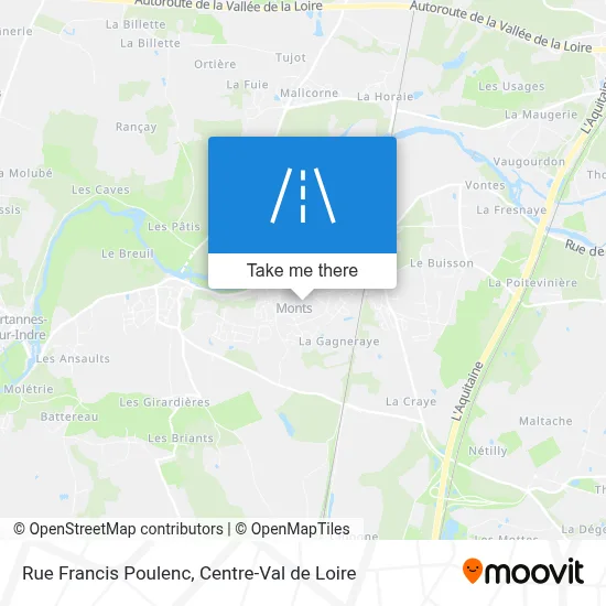 Rue Francis Poulenc map