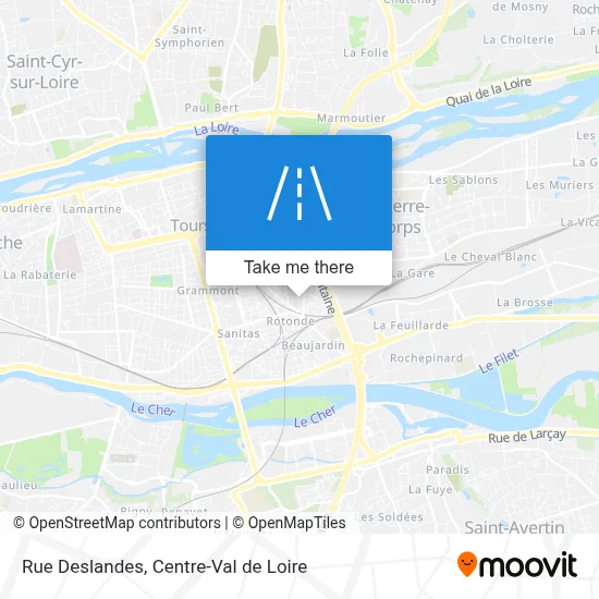 Rue Deslandes map