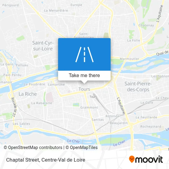 Rue Chaptal map