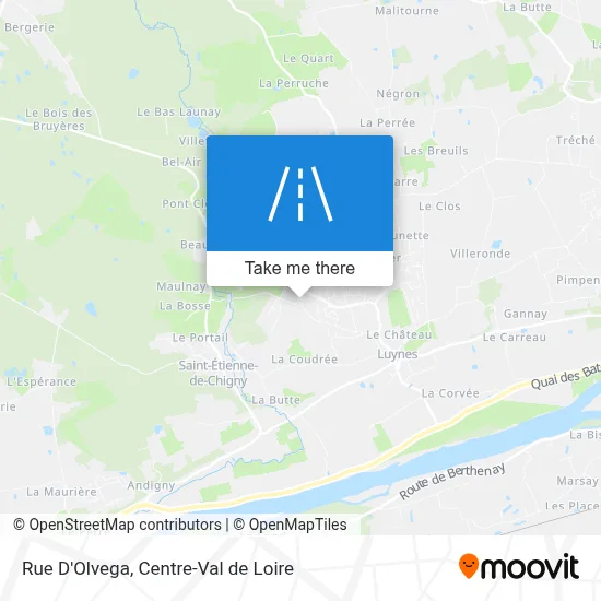 Rue D'Olvega map