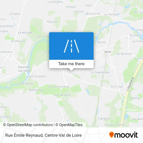 Rue Émile Reynaud map