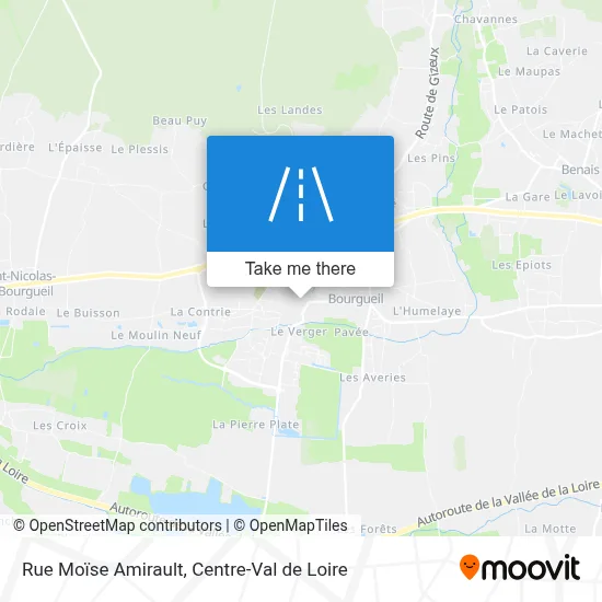 Rue Moïse Amirault map
