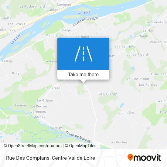 Rue Des Complans map