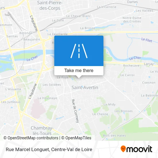 Rue Marcel Longuet map