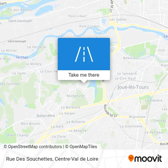 Rue Des Souchettes map