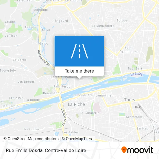 Rue Emile Dosda map