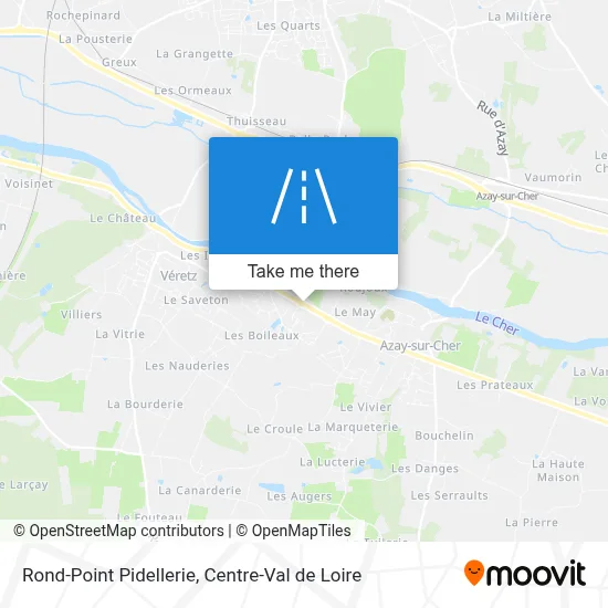 Rond-Point Pidellerie map