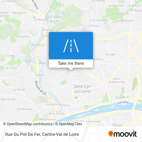 Rue Du Pot De Fer map