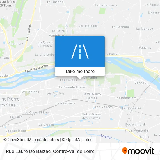 Rue Laure De Balzac map