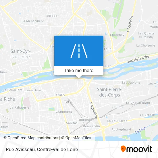 Rue Avisseau map
