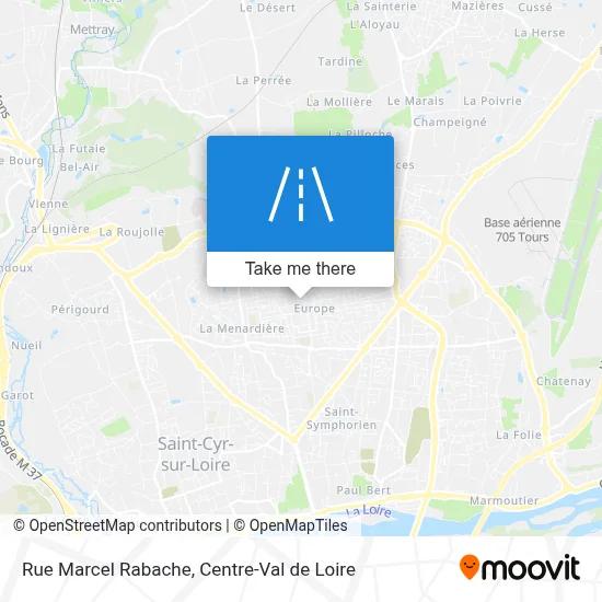 Rue Marcel Rabache map