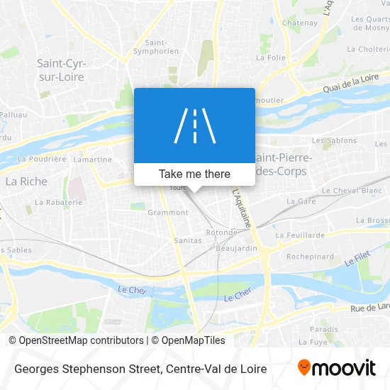 Rue Georges Stephenson map