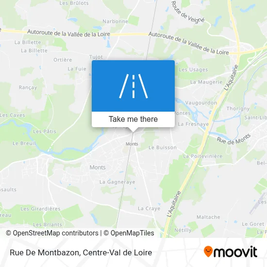 Rue De Montbazon map