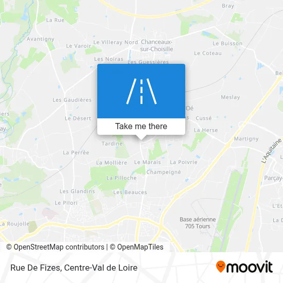 Rue De Fizes map