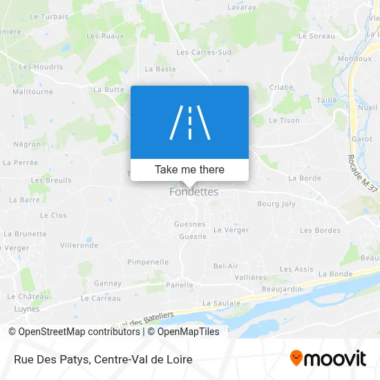Rue Des Patys map