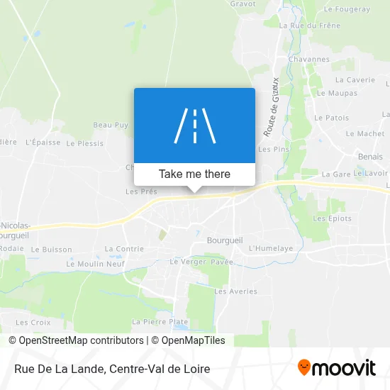 Rue De La Lande map