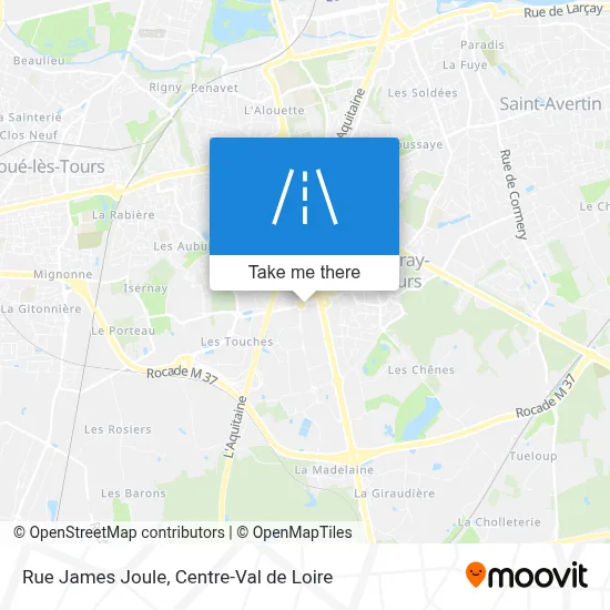 Rue James Joule map
