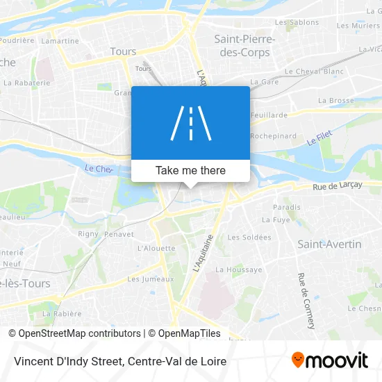 Rue Vincent D'Indy map