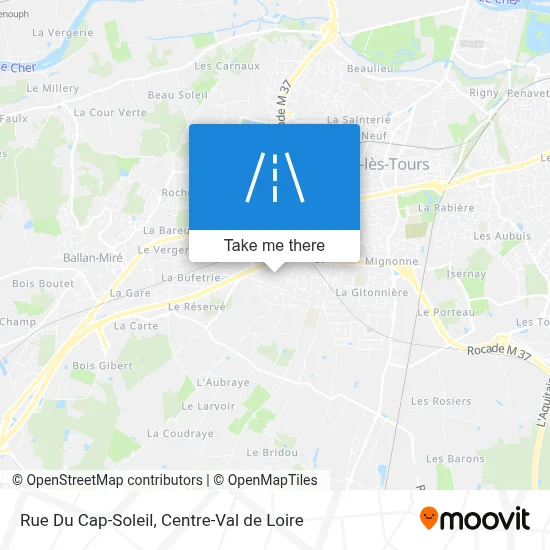 Rue Du Cap-Soleil map