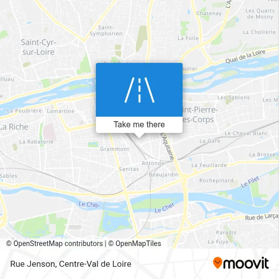 Rue Jenson map