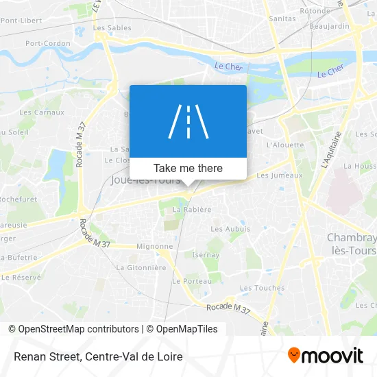 Rue Renan map