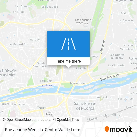Rue Jeanne Wedells map