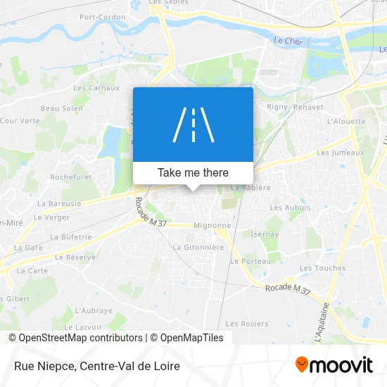 Rue Niepce map
