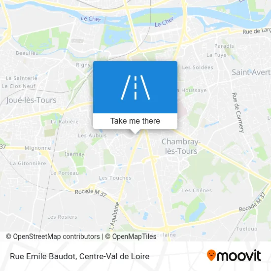Rue Emile Baudot map