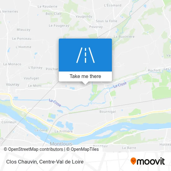 Clos Chauvin map