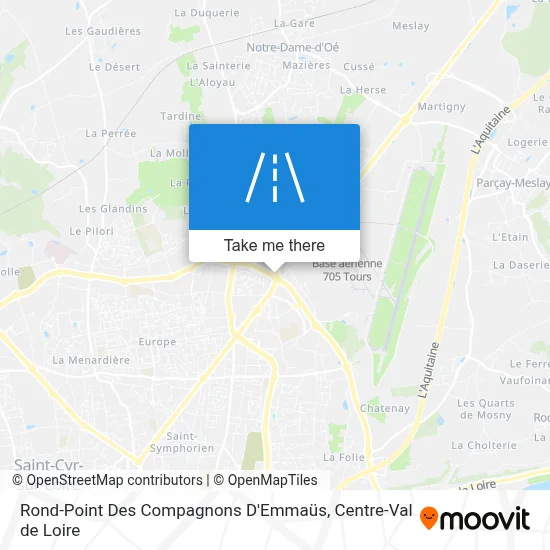 Rond-Point Des Compagnons D'Emmaüs map