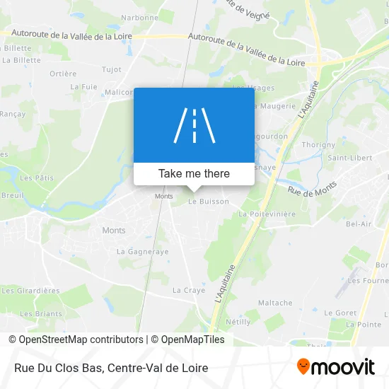 Rue Du Clos Bas map