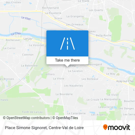 Place Simone Signoret map