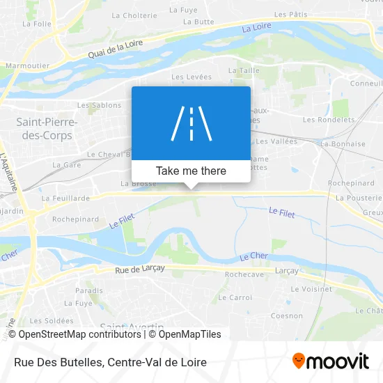 Rue Des Butelles map