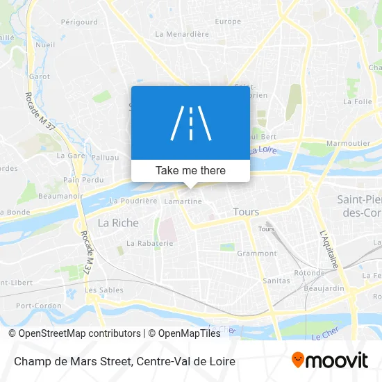 Rue Du Champ De Mars map