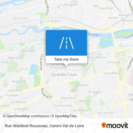 Rue Waldeck-Rousseau map