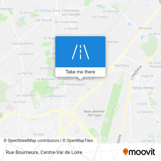 Rue Bourneure map