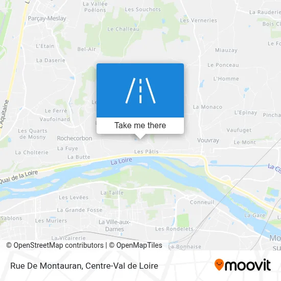 Rue De Montauran map