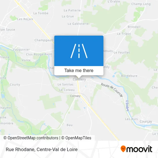 Rue Rhodane map