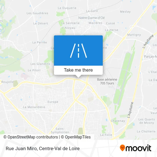 Rue Juan Miro map