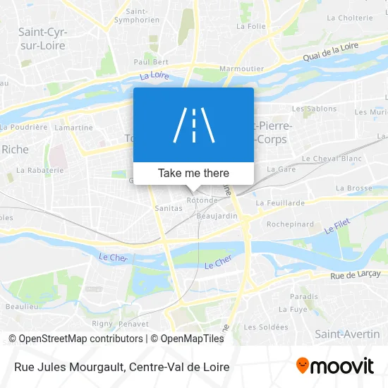 Rue Jules Mourgault map