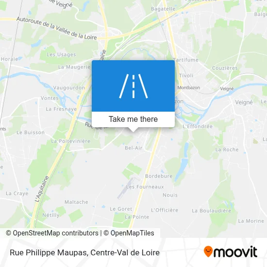Rue Philippe Maupas map