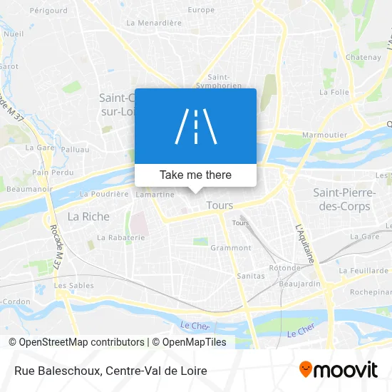 Rue Baleschoux map
