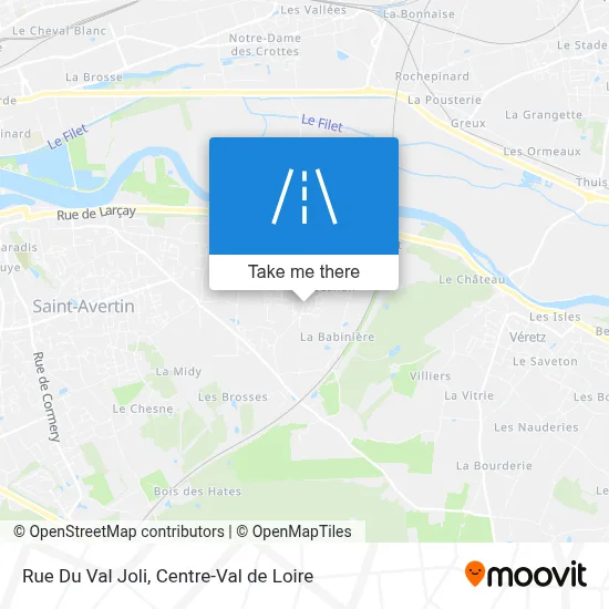 Rue Du Val Joli map