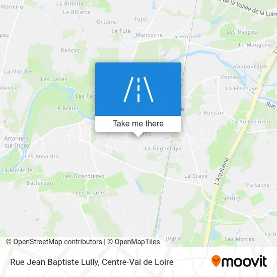 Rue Jean Baptiste Lully map