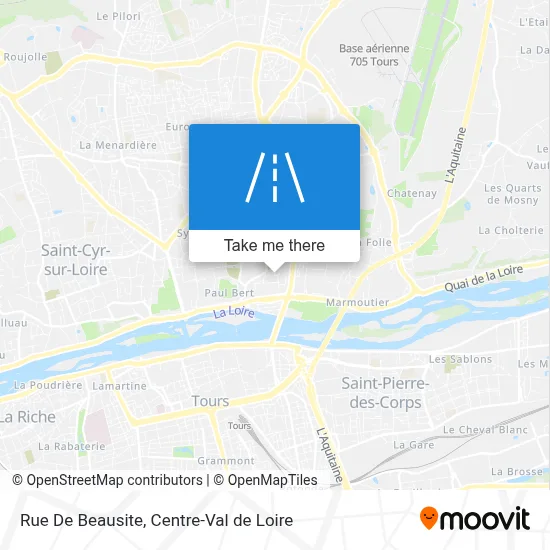 Rue De Beausite map