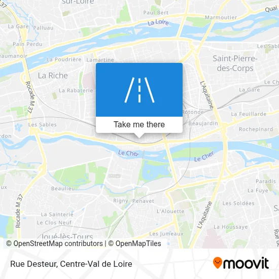 Rue Desteur map