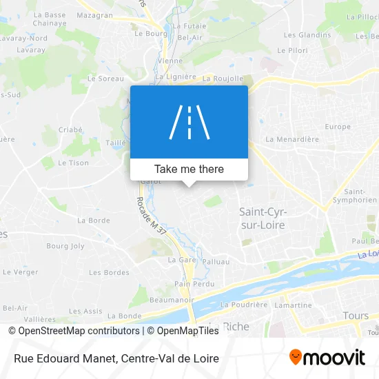Rue Edouard Manet map