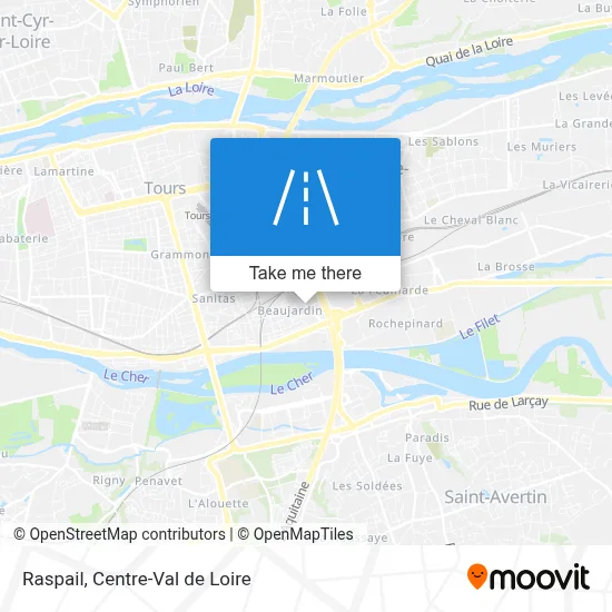 Raspail map